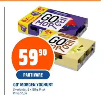 Coop Obs Go' morgen yoghurt tilbud