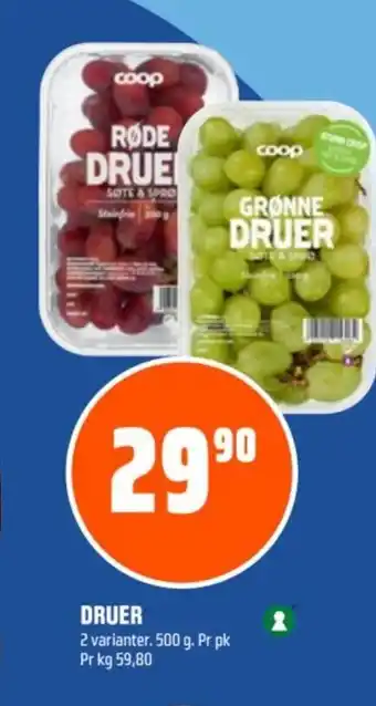 Coop Obs Druer tilbud