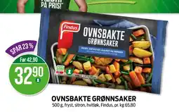 Kiwi OVNSBAKTE GRØNNSAKER tilbud