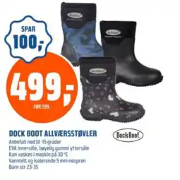 Coop Obs Dock boot allværsstøvler tilbud