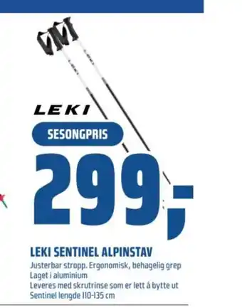 Coop Obs Leki sentinel alpinstav tilbud