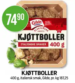 Kiwi KJØTTBOLLER tilbud