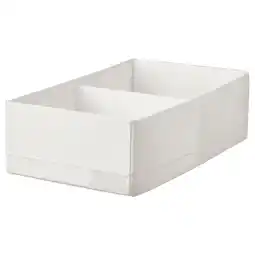 IKEA Stuk Boks med rom, hvit, 20x34x10 cm tilbud