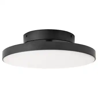 IKEA Kabomba led plafond, matt/svart, 36 cm tilbud