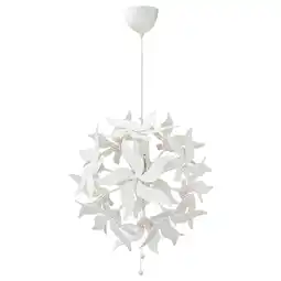 IKEA Ramsele Taklampe, blomst/hvit, 43 cm tilbud