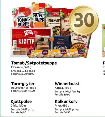 Joker Tomat-/Søtpotetsuppe tilbud