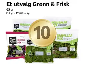 Joker Et utvalg Grønn & Frisk tilbud