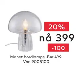 Skeidar Manet bordlampe tilbud