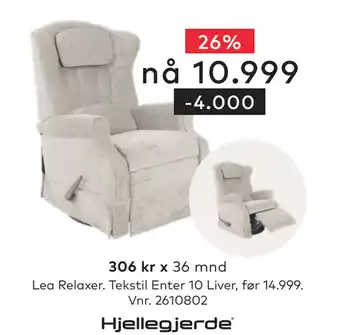 Skeidar Lea Relaxer tilbud