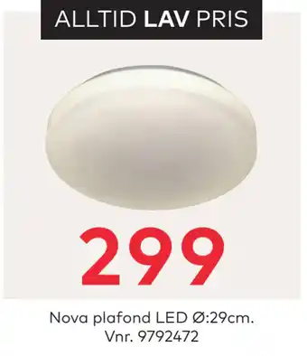 Skeidar Nova plafond tilbud