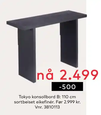 Skeidar Tokyo konsollbord tilbud