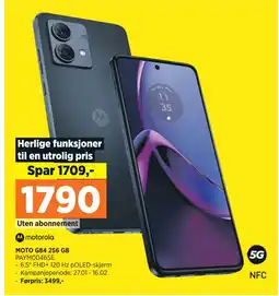 POWER MOTO G84 256 GB tilbud