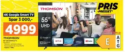 POWER 55 UHD GOOGLE TV tilbud