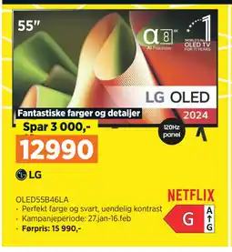 POWER LG OLED55B46LA tilbud