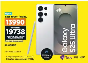 POWER SAMSUNG SMS938BZSDEUB tilbud