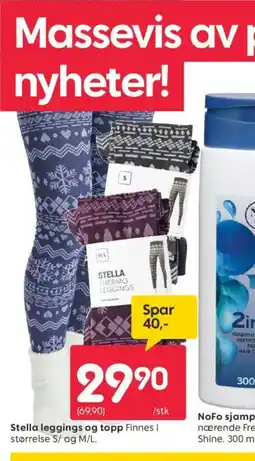 Rusta Stella leggings og topp Finnes i tilbud