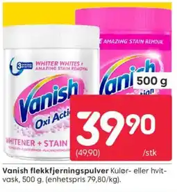 Rusta Vanish flekkfjerningspulver tilbud