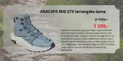 Sport 1 Anacapa mid gtx terrengsko dame tilbud