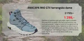 Sport 1 Anacapa mid gtx terrengsko dame tilbud