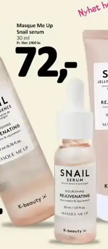 Normal Masque Me Up Snail serum tilbud