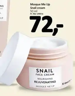 Normal Masque Me Up snail cream tilbud