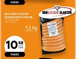 Scandinavian Park DEN GODE SLAGTER FRANKFURTER PØLSER tilbud