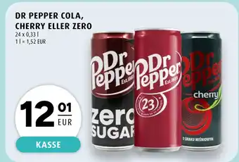 Scandinavian Park DR PEPPER COLA, CHERRY ELLER ZERO tilbud