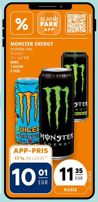 Scandinavian Park MONSTER ENERGY tilbud