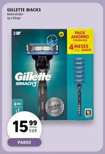 Scandinavian Park GILLETTE MACH3 tilbud