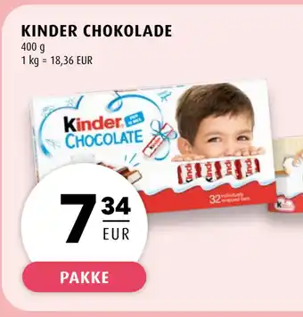 Scandinavian Park KINDER CHOKOLADE tilbud