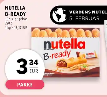 Scandinavian Park NUTELLA B-READY tilbud