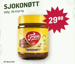 Holdbart SJOKONØTT tilbud
