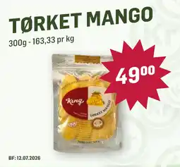 Holdbart TØRKET MANGO tilbud