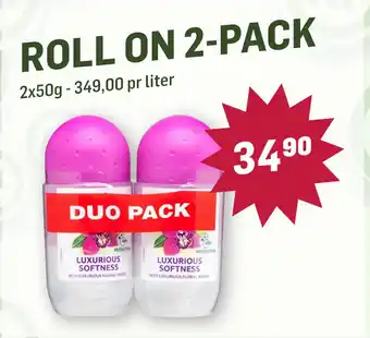 Holdbart ROLL ON 2-PACK tilbud