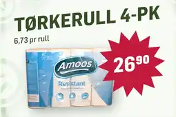 Holdbart TØRKERULL 4-PK tilbud