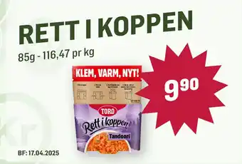 Holdbart RETT I KOPPEN tilbud