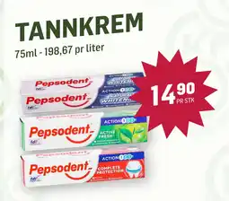 Holdbart TANNKREM tilbud