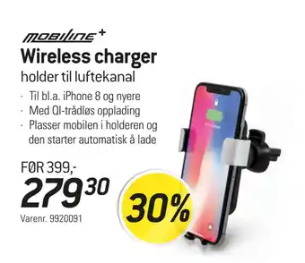 Thansen Wireless charger tilbud