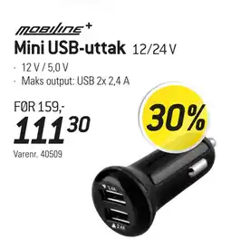 Thansen Mini USB-uttak tilbud