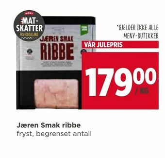 Meny Jæren Smak ribbe tilbud