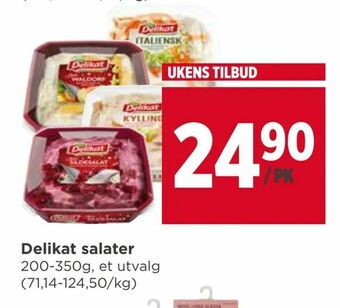 Meny Delikat salater tilbud