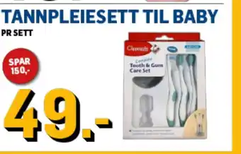 Price Lagerbutikk Tannpleiesett til baby tilbud