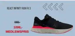 Intersport React infinity run fk 3 tilbud