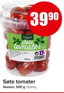 Spar SEASON Søte tomater tilbud