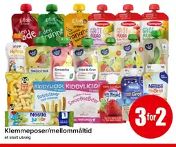 Spar Klemmeposer/mellommåltid tilbud