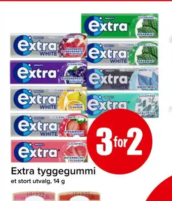 Spar Extra tyggegummi tilbud