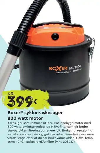 Mekk BOXER ® syklon-askesuger 800 watt motor tilbud