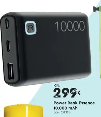 Mekk Power Bank Essence 10.000 mAh tilbud