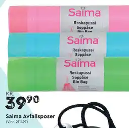 Mekk Saima Avfallsposer tilbud