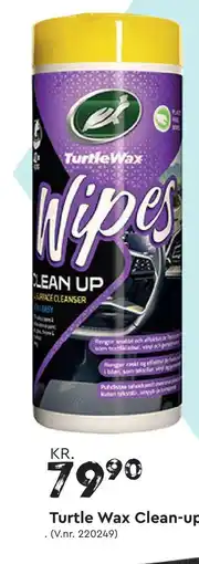 Mekk Turtle Wax Clean-up Wipes tilbud